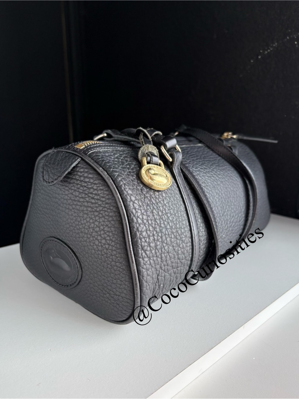 Dooney and Bourke awl pebbled leather barrel bag - Picture 4 of 16